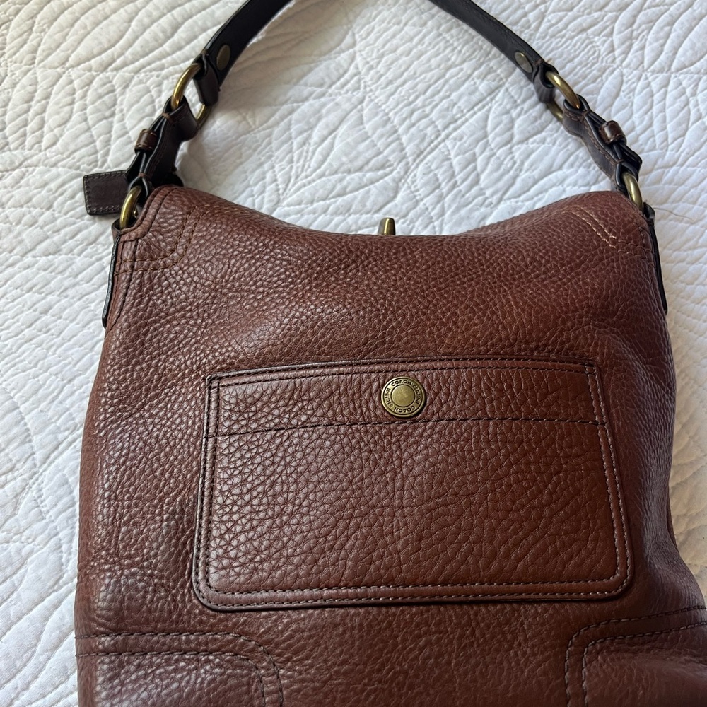 Coach Brown Leather Shoulder Bag